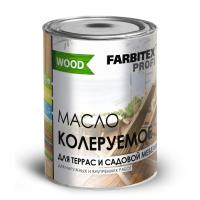 Масло колеруемое для террас и садовой мебели бесцветный (0.9 л) FARBITEX  ПРОФИ GOOD FOR WOOD
