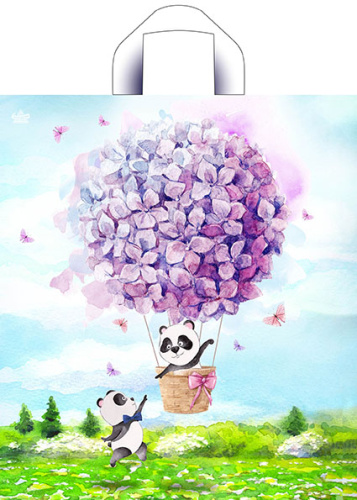 Пакет Необыкновенное путешествие с петлевой ручкой 420x380x0,037