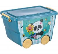 Ящик для игрушек 23л ДЕКО   панда