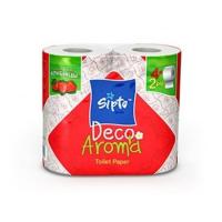 Бумага туалетная "Sipto Deco Aroma" запах клубника (1*4 рул.) 0717