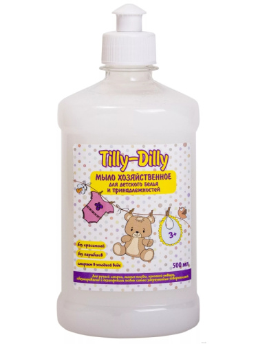 Мыло хозяйственное жидкое Tilly-Dilly детское Густое 500МЛ
