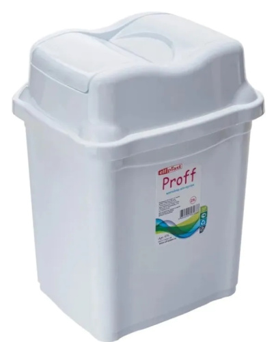 Контейнер для мусора 2л. "Proff" (белый)