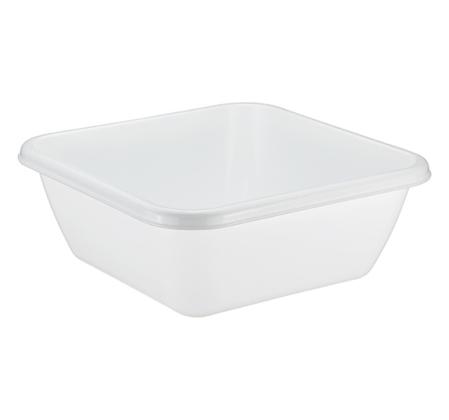 Таз квадратный 8л. Белый