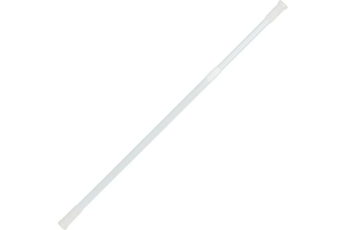 Карниз для ванной Рыжий кот алюминий, длина 70-120см., цвет-белый