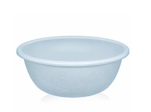 Таз круглый 11л. "Изобилие" мерный (светло-голубой)