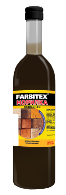 Морилка неводная 0,5 л. (0,42 кг), стекло, Орех FARBITEX